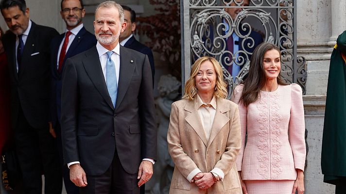 Telediario 2 - Felipe VI recuerda al Congreso y Senado italianos que hay un pasado que "no debe repetirse"