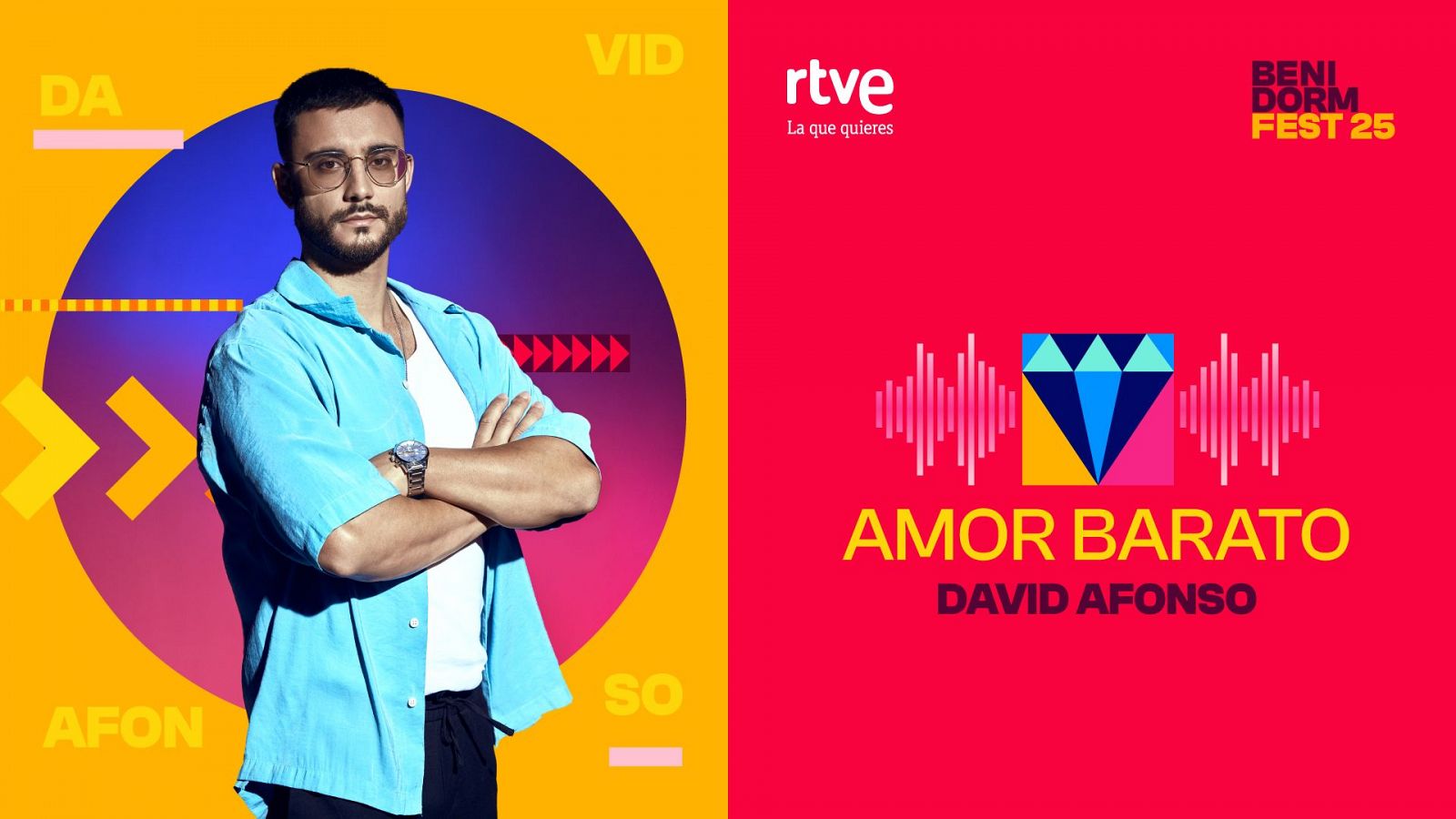 Benidorm Fest 2025 | "AMOR BARATO" de DAVID AFONSO | Ver
