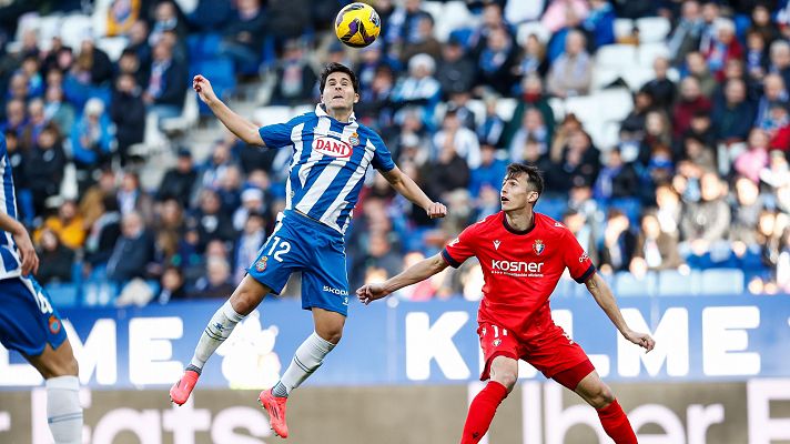 Espanyol - Osasuna: resumen del partido, 17ª jornada