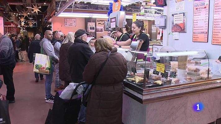L'Informatiu - Els més previsors fan la compra dels àpats de Nadal per estalviar