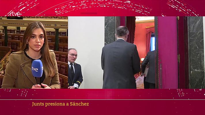 Junts presiona a Sánchez