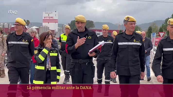 La presencia militar ante la DANA