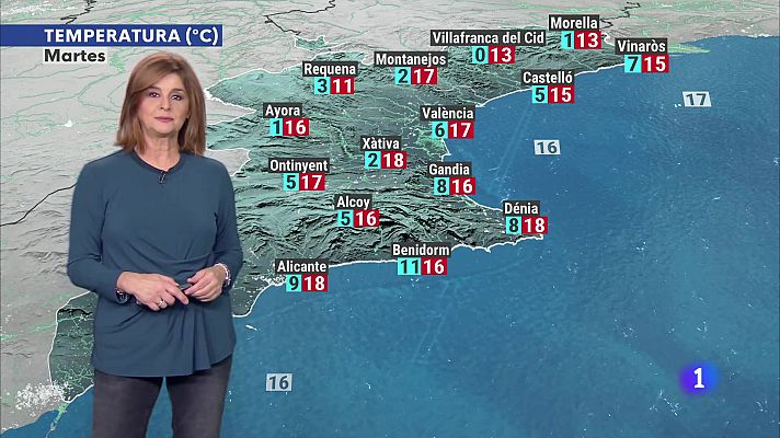 El tiempo en la Comunitat Valenciana - 16/12/2024