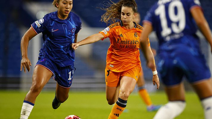 Telediario 2 - El Real Madrid se juega el liderato de grupo en la Champions femenina ante el Chelsea
