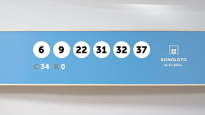 SELAE - Sorteo de la Lotería Bonoloto del 16/12/2024