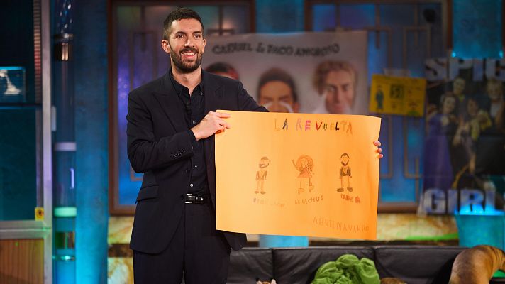 La Revuelta - Un dibujo infantil y fans de El Hombre Mágico