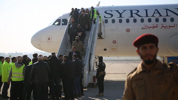 Telediario Internacional - Siria, después de Al Asad: reapertura del aeropuerto de Damasco