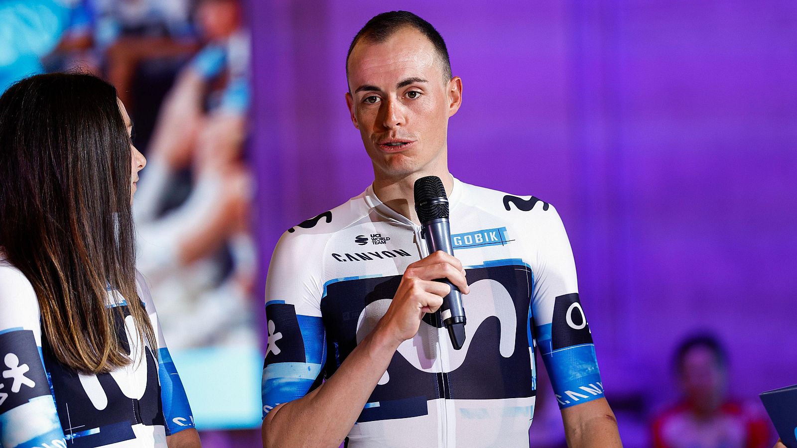 Enric Mas presentación Movistar Team:  "Objetivos son Tour y La Vuelta"