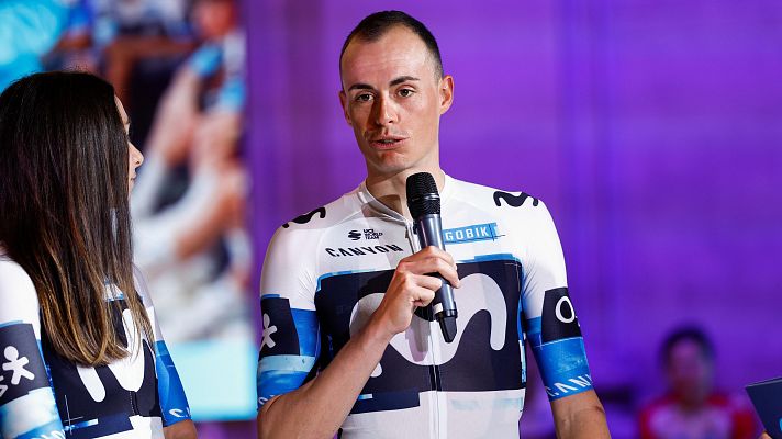 Enric Mas, en la presentación del Movistar Team:  "Está claro que los objetivos son el Tour y La Vuelta"