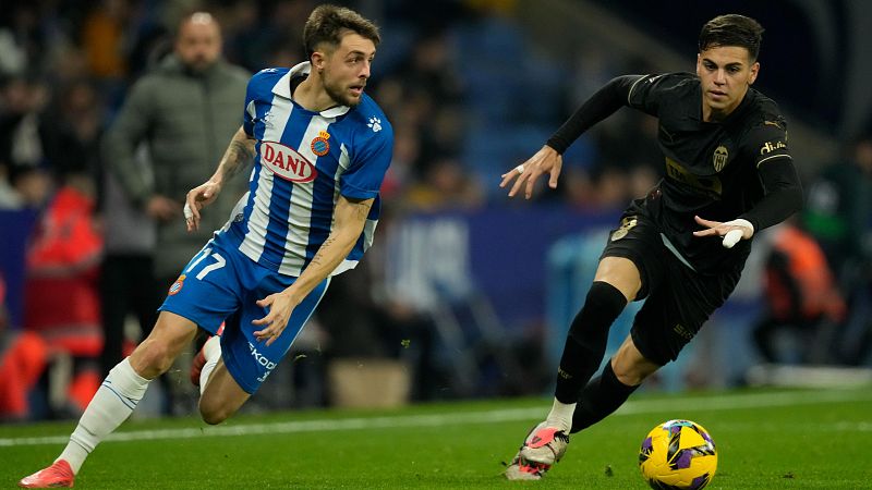 Espanyol - Valencia:   resumen del partido, 13ª jornada. Ver en RTVE Play