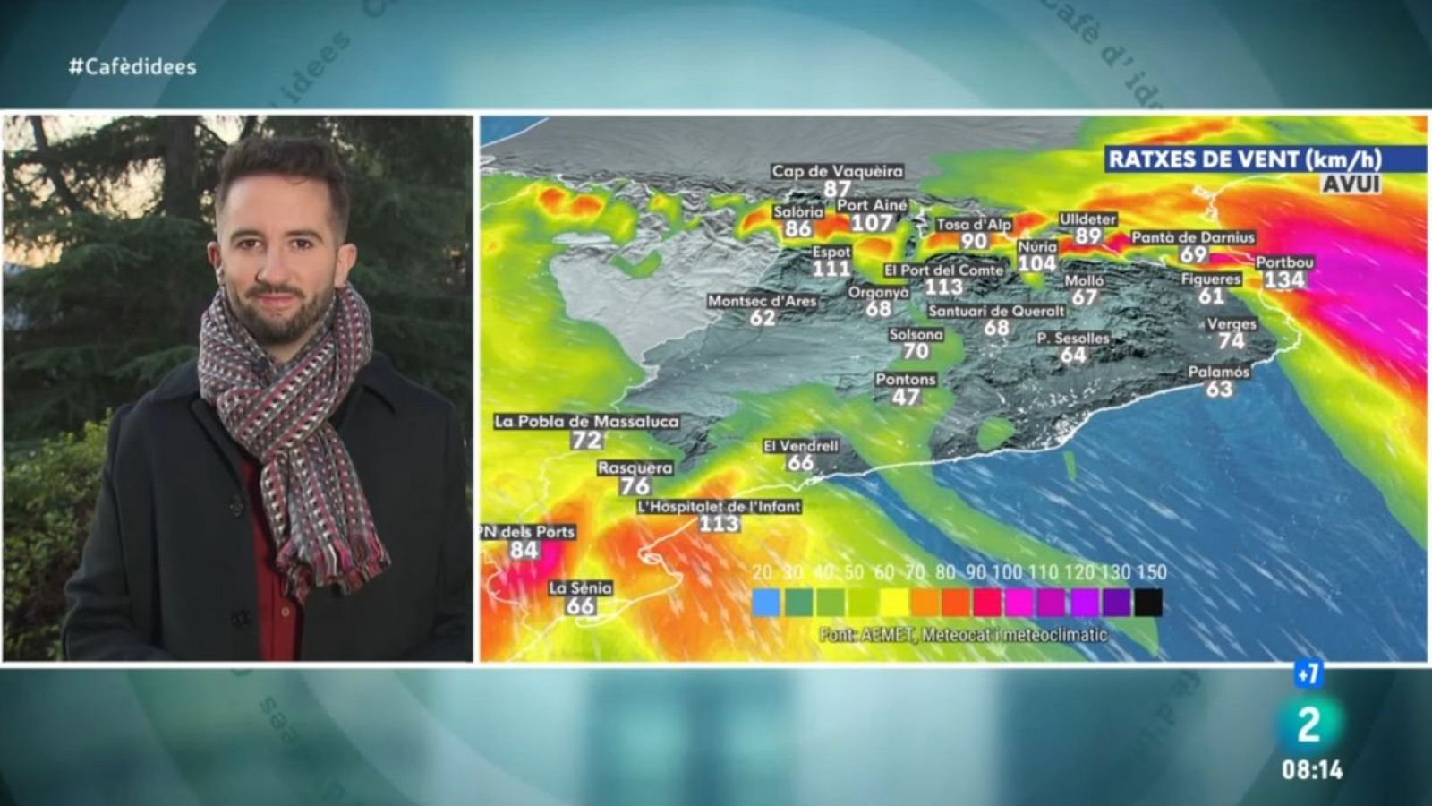 El Temps - Més fred, ventades i neu al Pirineu | Veure