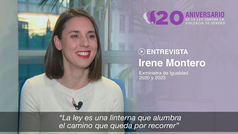 Irene Montero, exministra de Igualdad: "La ley es una linterna que alumbra el camino por recorrer"