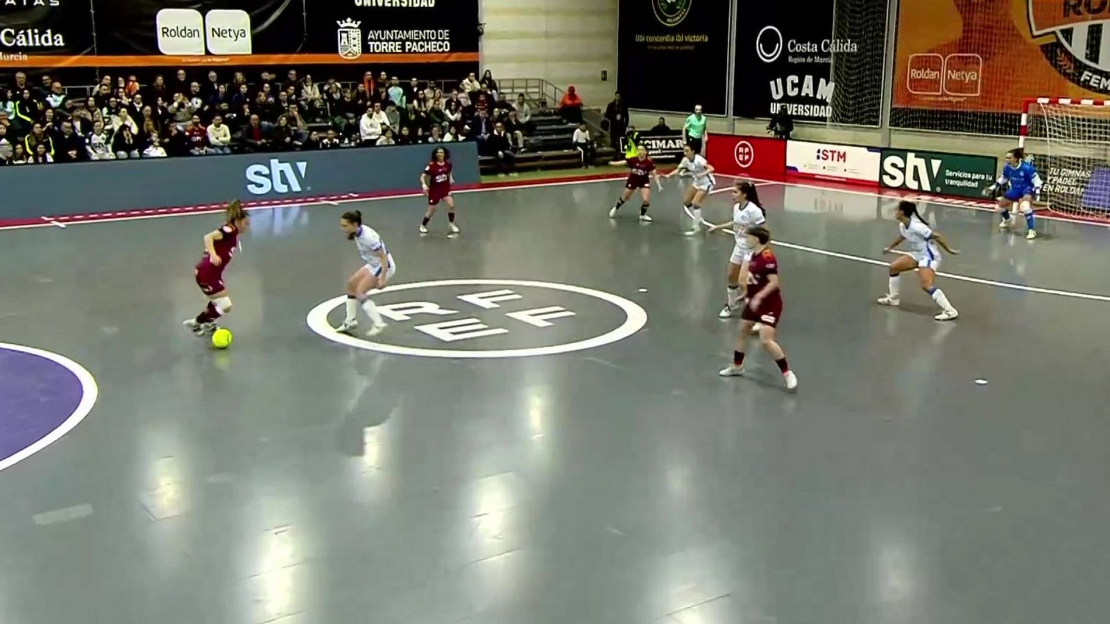 Fútbol Sala - Primera División Femenina. 15ª Jornada:  STV Roldán - LBTL Futsal Alcantarilla  - ver ahora