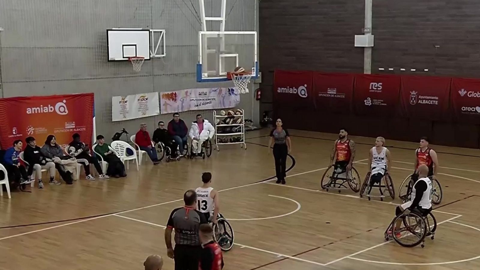 Baloncesto en silla de ruedas - Superliga BSR España. 9ª jornada: AMIAB Albacete - UCAM Murcia - ver ahora