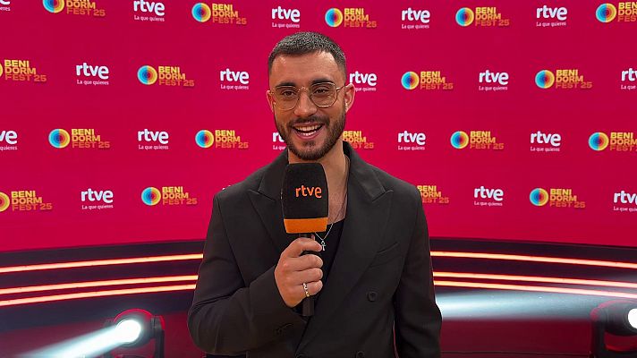Benidorm Fest - DAVID AFONSO avanza cómo será su puesta en escena en el Benidorm Fest