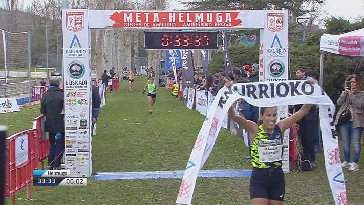 Maayouf y Kniya copan de victorias españolas el cross de Amurrio