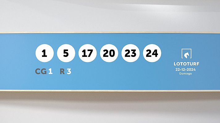 SELAE - Sorteo de Lotería Lototurf: 22/12/2024