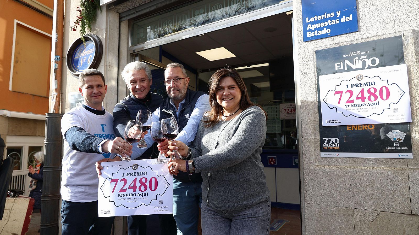 El día después en Logroño: casi la mitad del Gordo no se vendió