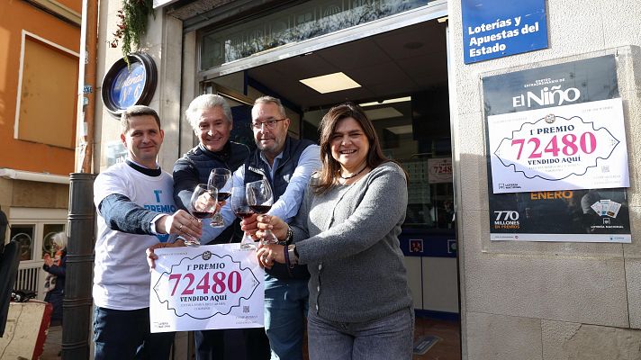 El día después de la Lotería de Navidad en Logroño: casi la mitad del Gordo no se vendió