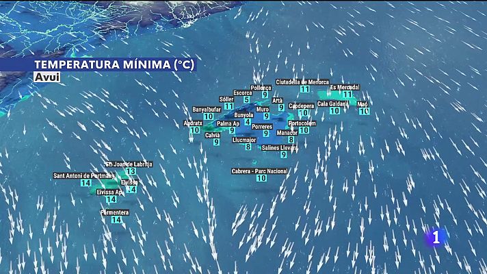 El temps a les Illes Balears - 23/12/24