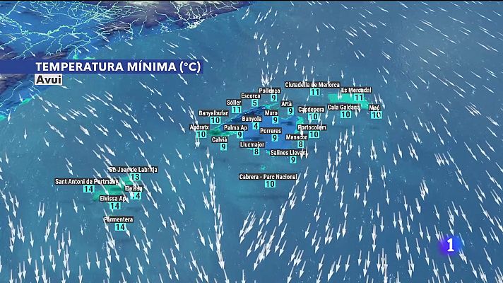 Informatiu Balear - El temps a les Illes Balears - 23/12/24