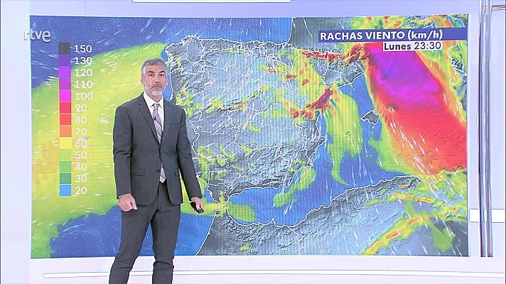 Precipitaciones fuertes en Canarias