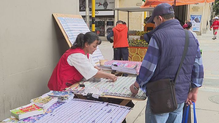Telediario 2 - Así se celebra el Sorteo Extraordinario de Navidad en Colombia