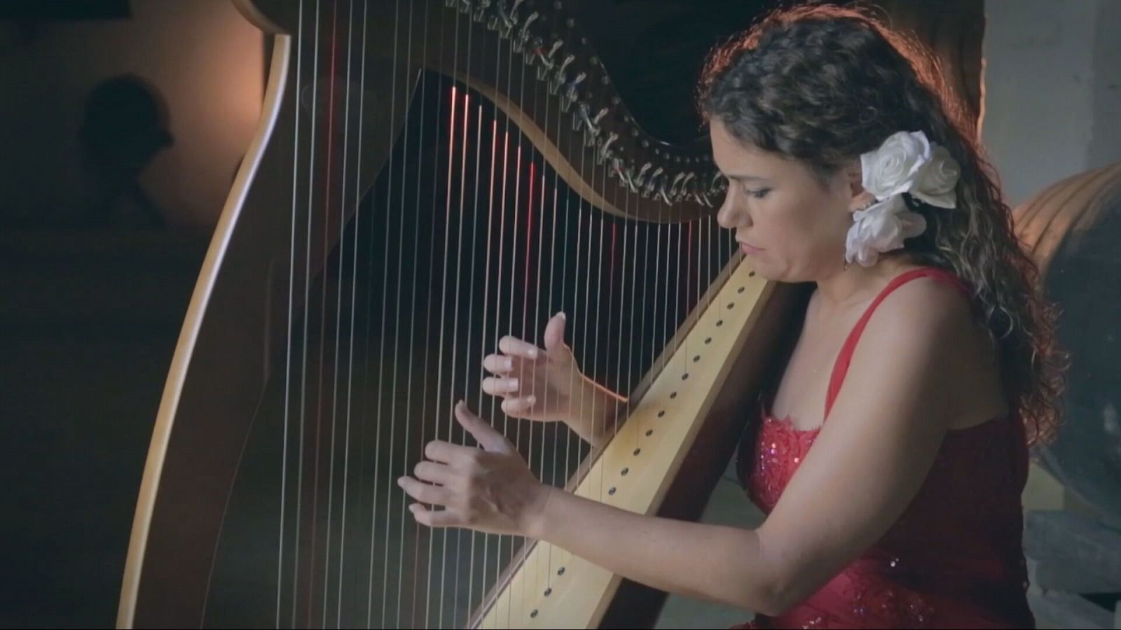 Ana Crisman, la artista que toca música flamenca con el arpa