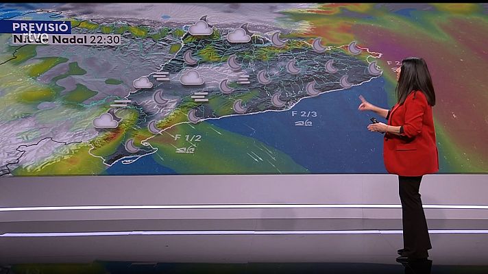 El temps - Nadal: sol, núvols costaners i ambient suau, boira i fred
