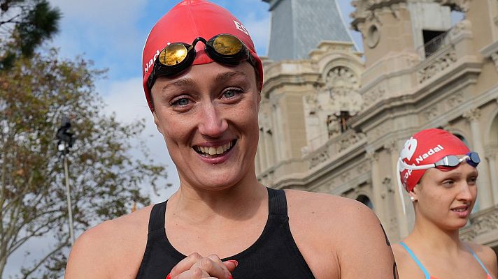 Telediario 1 - Mireia Belmonte gana una Copa Nadal de récords