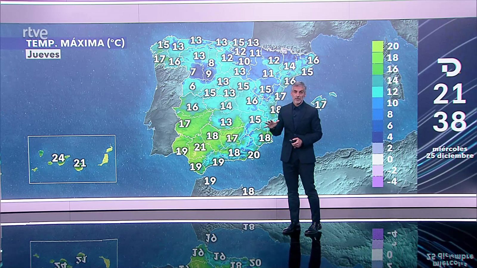 Probabilidad de chubascos y tormentas en Canarias - ver ahora