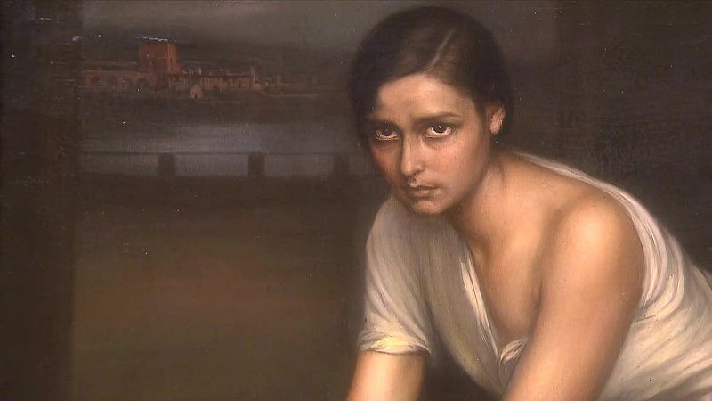 Los frescos de Julio Romero de Torres en la iglesia de Porcuna - Telediario 1 | Ver