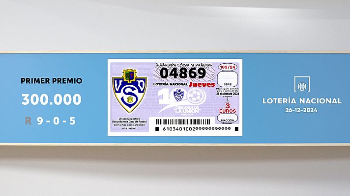 SELAE - Sorteo de la Lotería Nacional del 26/12/2024