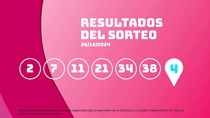 Sorteo de EuroDreams del 26/12/2024