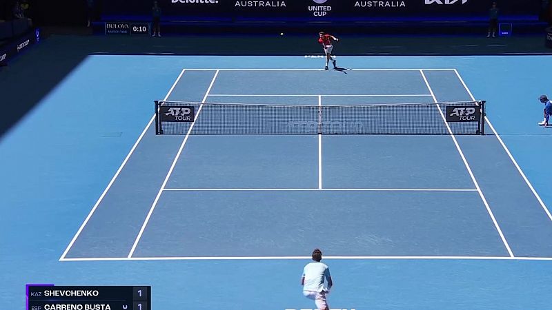 Tenis - United Cup. 1 ronda: Kazajistn - Espaa. Individual Masculino - ver ahora