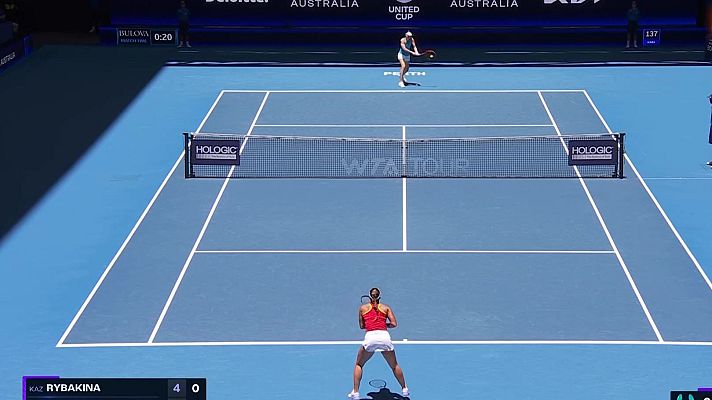 Tenis - United Cup. 1ª ronda: Kazajistán - España. Individual Femenino