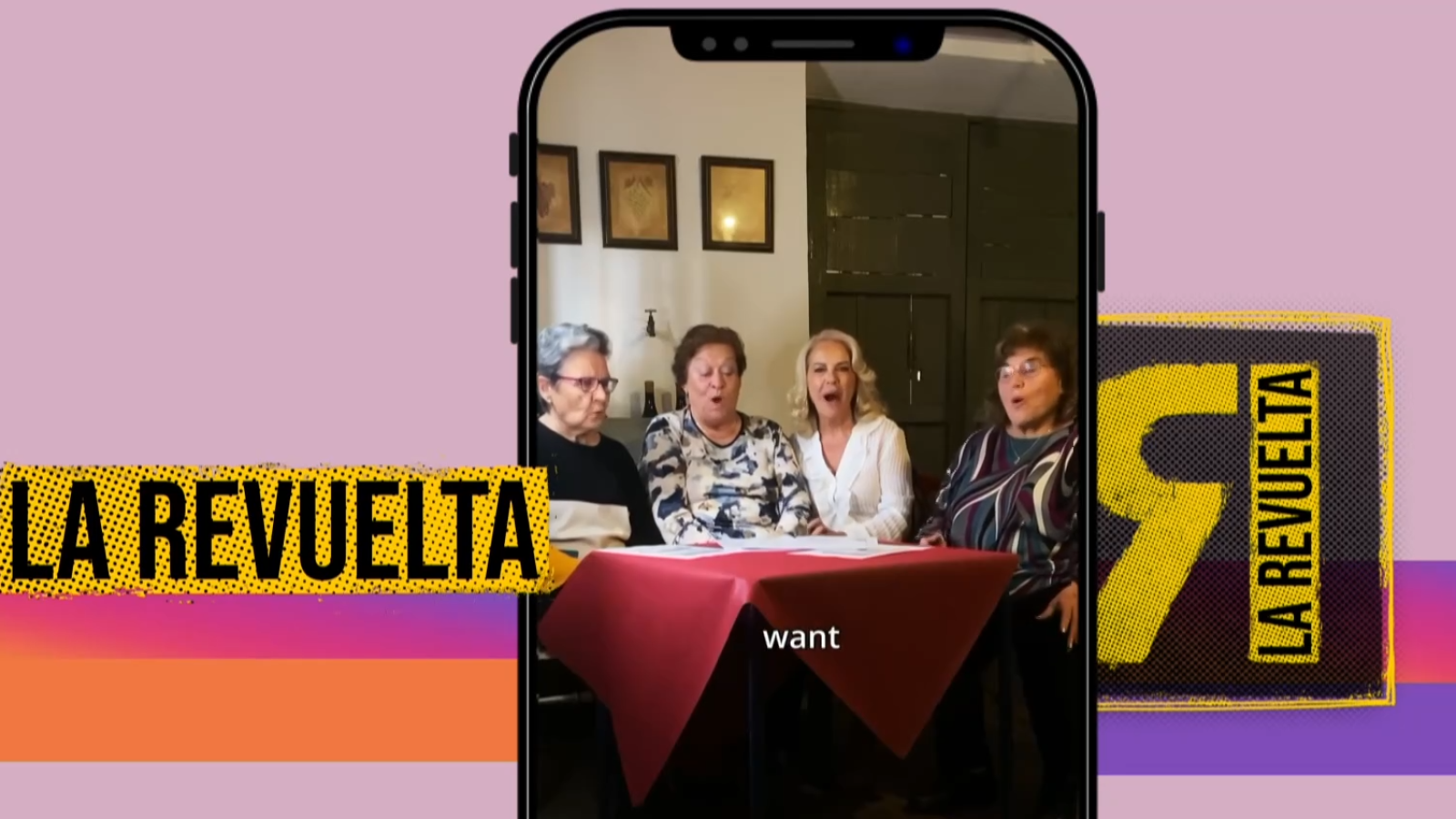 Las actrices de 'Bodegón con fantasmas' piden ir a 'La revuelta' | Ver