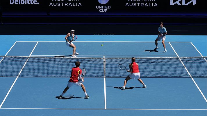 Telediario 1 - España cae en su debut en la United Cup ante Kazajistán
