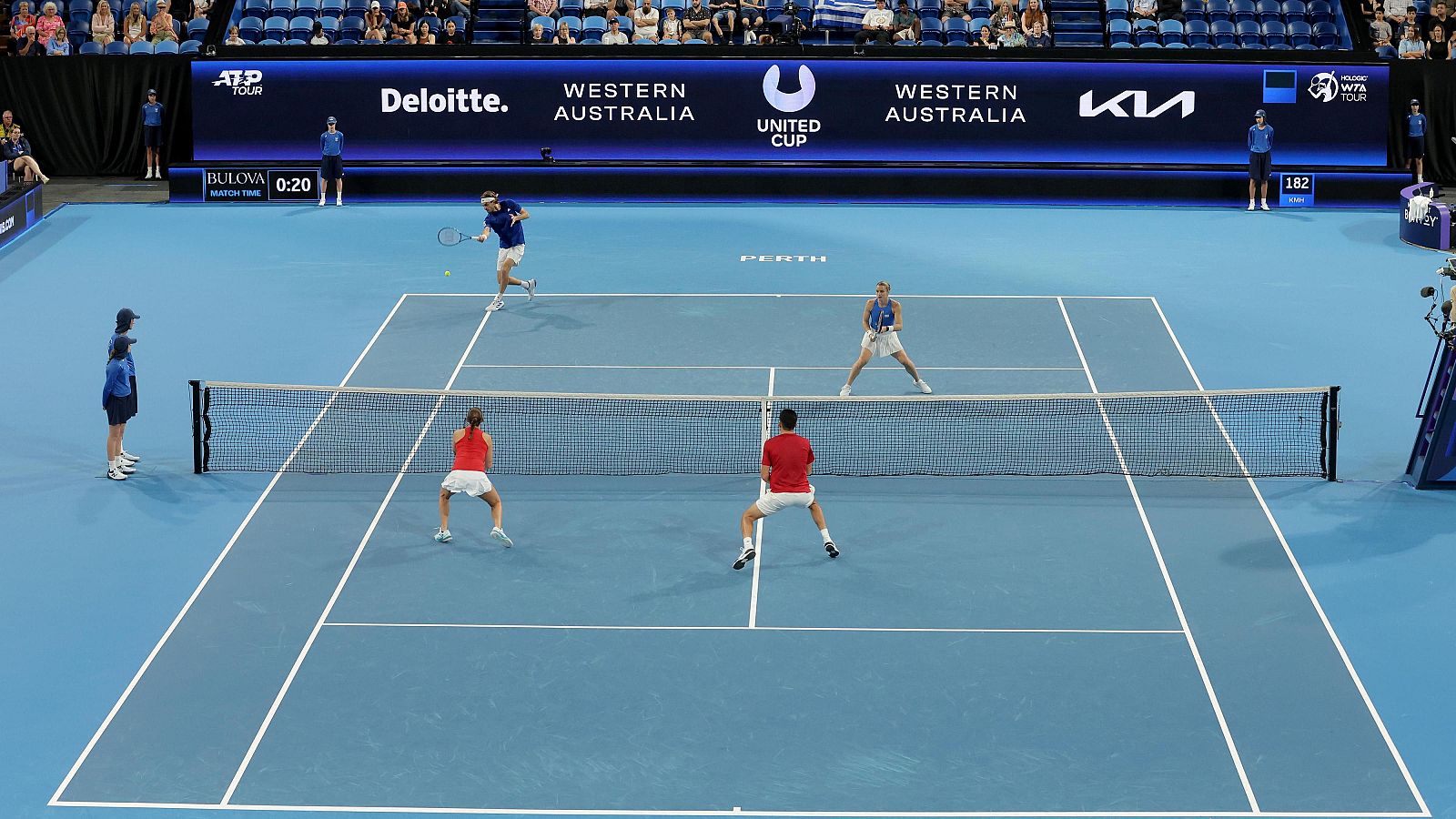 Tenis - United Cup: Grecia - España. 1ª ronda partido dobles mixtos - ver ahora