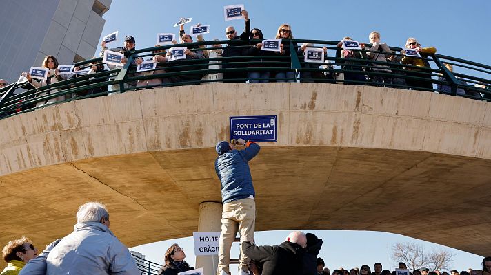 Telediario Fin de Semana - Vecinos y voluntarios homenajean a las víctimas de la dana dos meses después