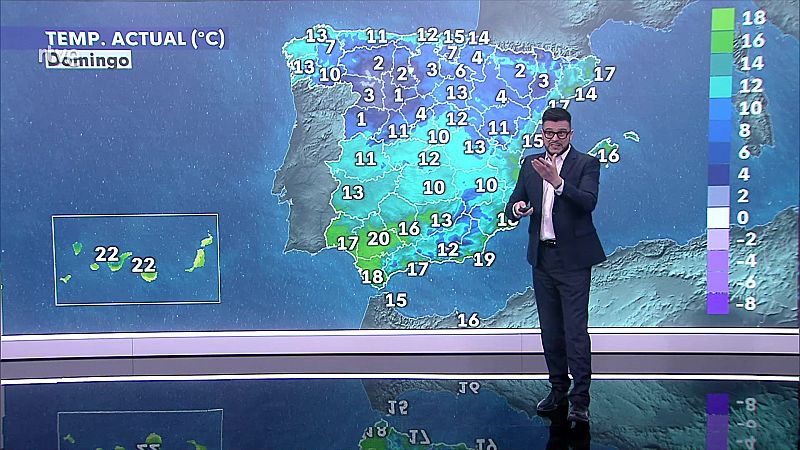 Heladas moderadas en el este de Madrid y litoral de Girona - ver ahora