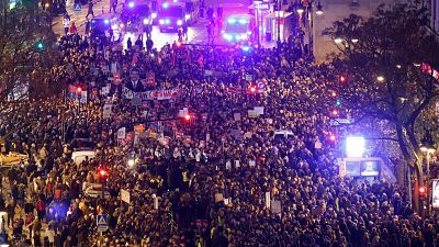 Tercera manifestacin en dos meses contra la gestin de Mazn de la dana