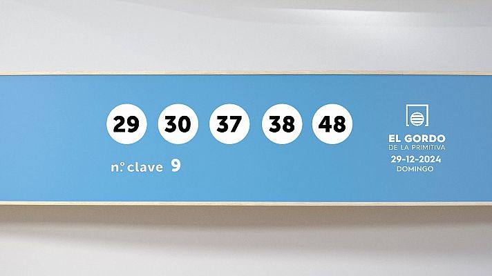 SELAE - Sorteo de la Lotería Gordo de la Primitiva del 29/12/2024