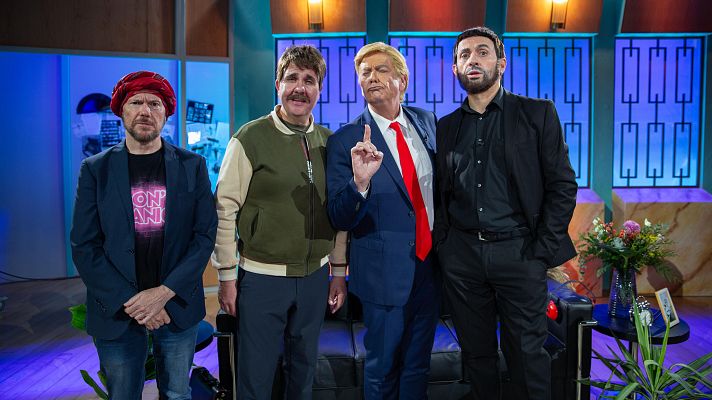 Especiales Nochevieja con José Mota - David Broncano entrevista a Trump