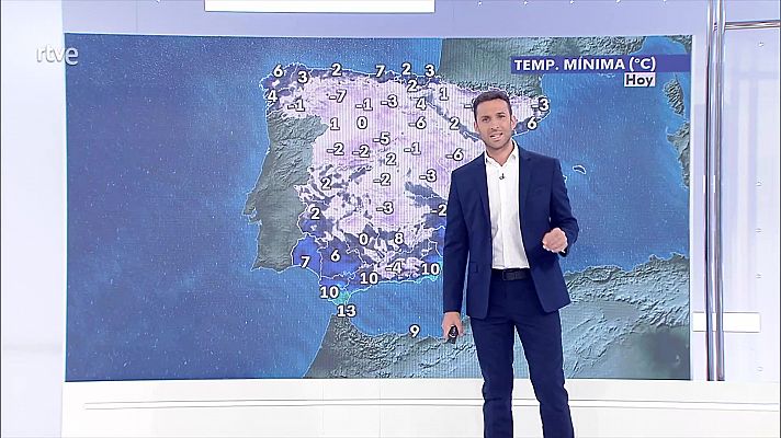 El tiempo - Probables nieblas densas y persistentes en amplias zonas de la meseta Norte, valle del Ebro
