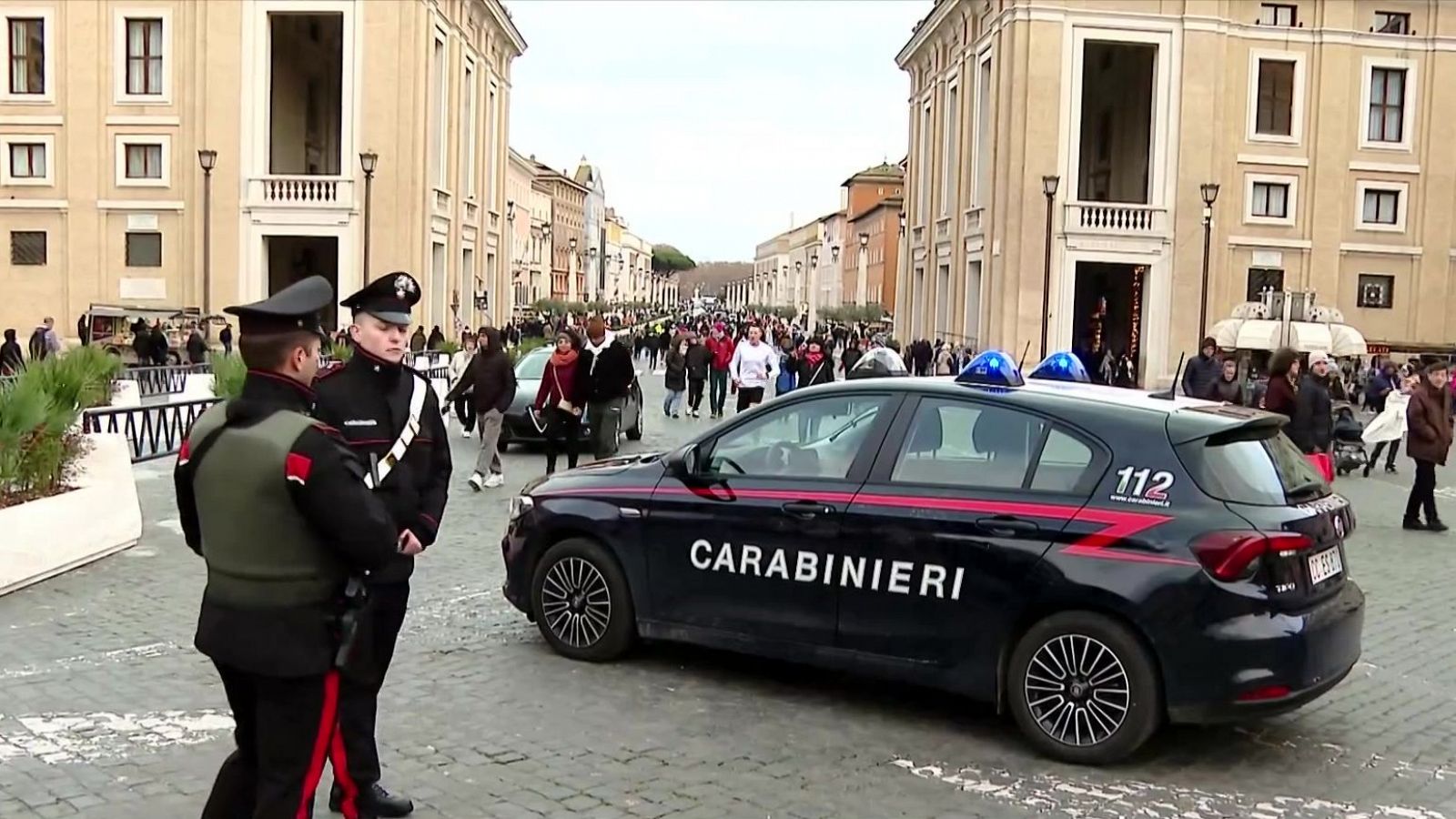 Amplio dispositivo de seguridad durante el Jubileo en Roma