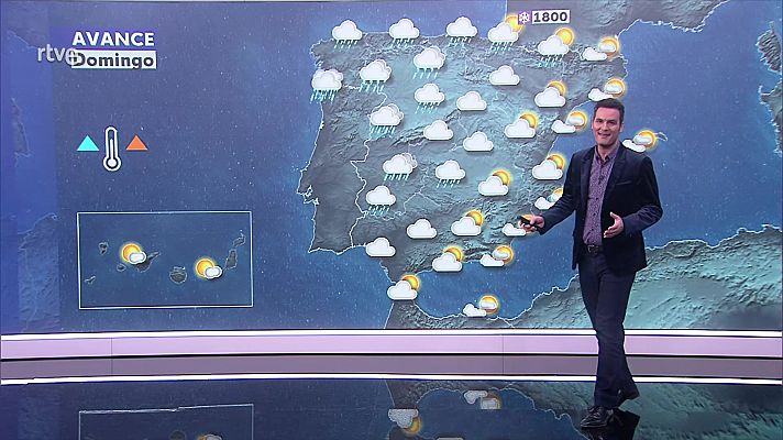 Chubascos acompañados de tormenta con probabilidad de ser fuerte y persistentes en litorales del este y sureste peninsulares