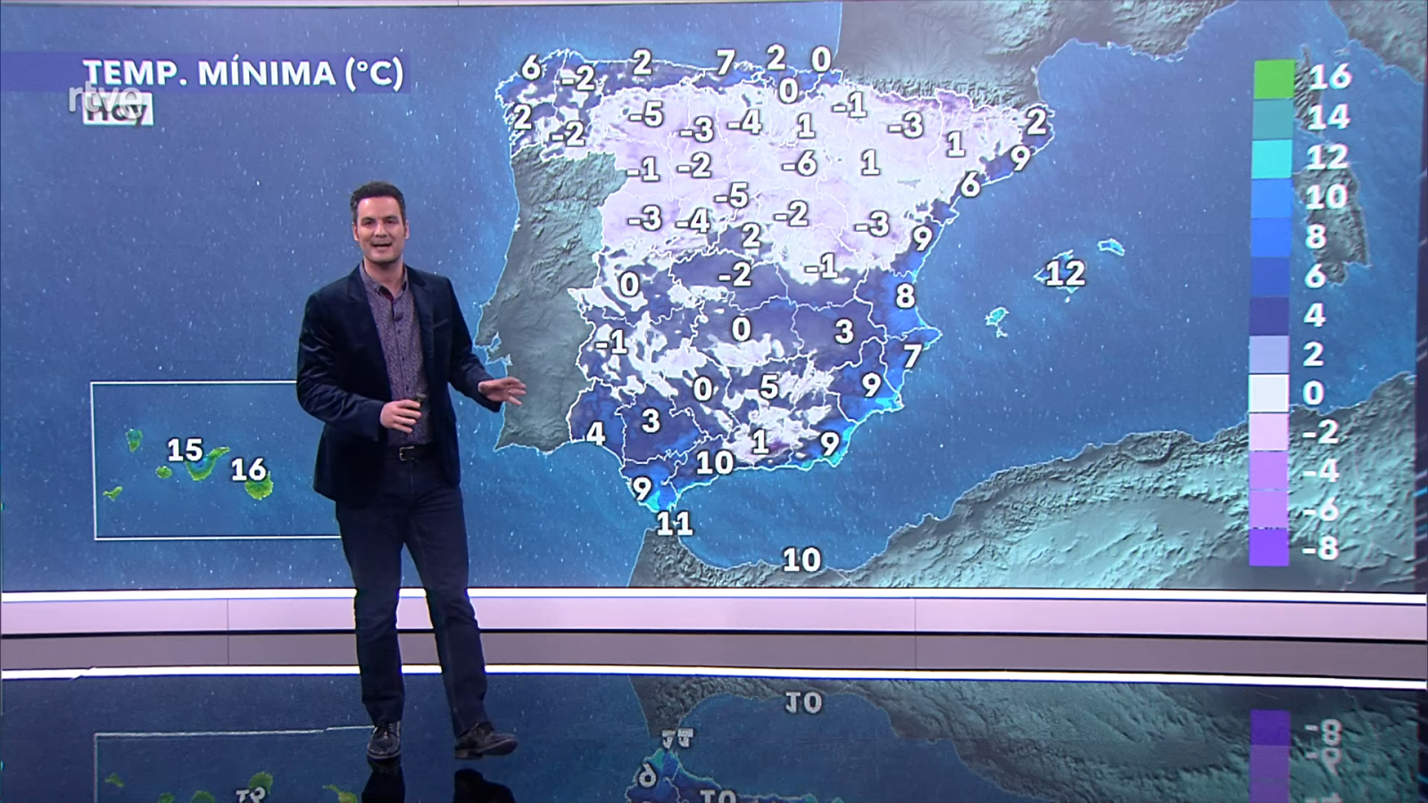 Nieblas densas y persistentes en la meseta norte, valle del Ebro y depresiones del nordeste