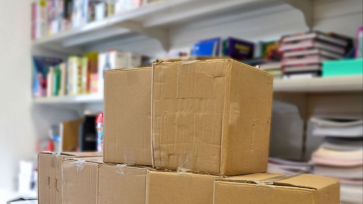 Telediario 1 - Auge de los puntos de recogida para las compras por internet