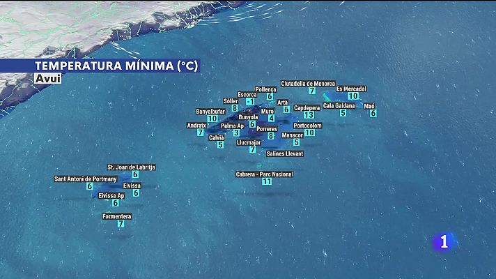 Informatiu Balear - El temps a les Illes Balears - 02/01/25